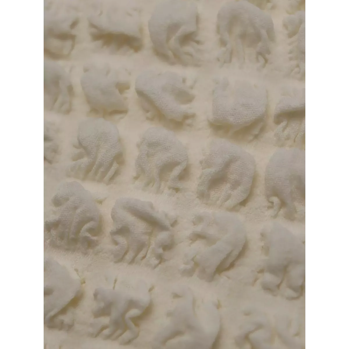 Чехол на угловой диван с оборкой бежевый