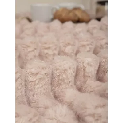 Плед TexRepublic “Вельвет” (розовый), 200x220