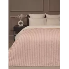 Плед TexRepublic “Вельвет” (розовый), 200x220