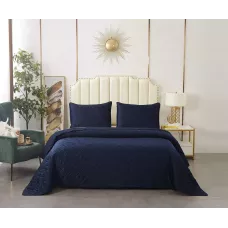 Покрывало Sofi De Marko “Себастьян” (синее), 230x250