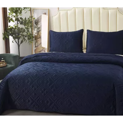 Покрывало Sofi De Marko “Себастьян” (синее), 230x250