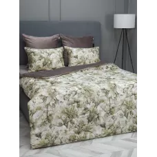 Комплект с одеялами Kazanov.a “Хиллари” капучино (египетский хлопок-велюр), семейный