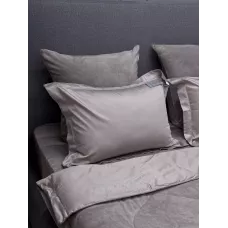 Комплект с одеялом KAZANOV.A Lindor Fluffy платина беж (египетский хлопок-велюр), евро