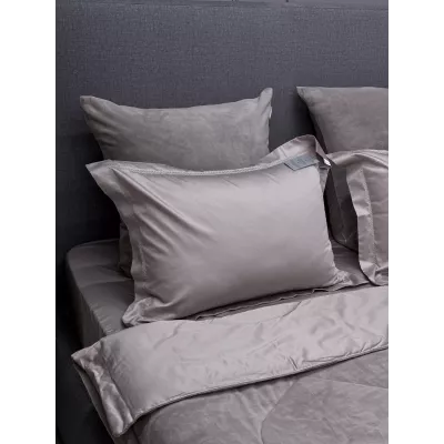 Комплект с одеялом KAZANOV.A Lindor Fluffy платина беж (египетский хлопок-велюр), евро