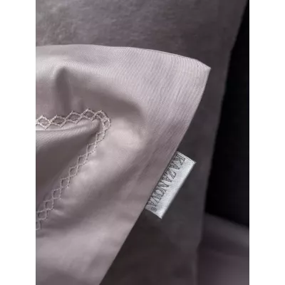 Комплект с одеялом KAZANOV.A Lindor Fluffy платина беж (египетский хлопок-велюр), евро