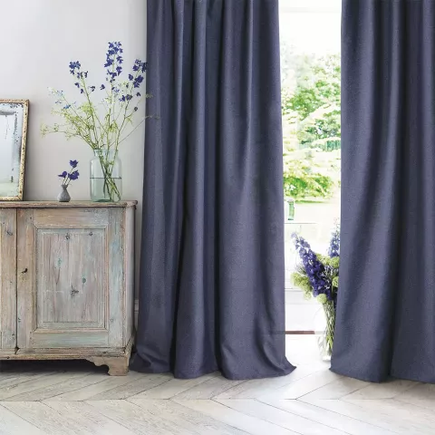 Комплект Штор Волшебная Ночь “Рогожка” (индиго), 165х270