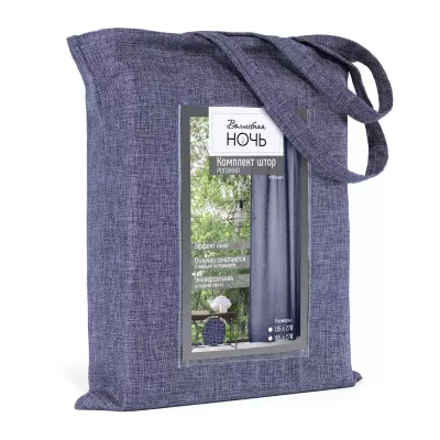 Комплект Штор Волшебная Ночь “Рогожка” (индиго), 165х270
