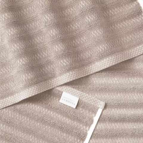 Набор полотенец Verossa "Wave&pixels" Кофе/Белый, 50х90 и 70х140