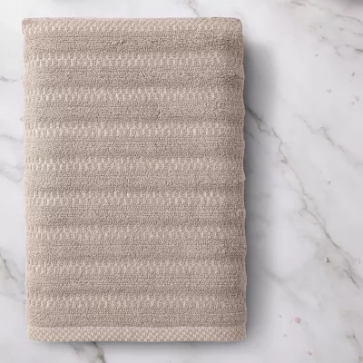 Набор полотенец Verossa "Wave&pixels" Кофе/Белый, 50х90 и 70х140