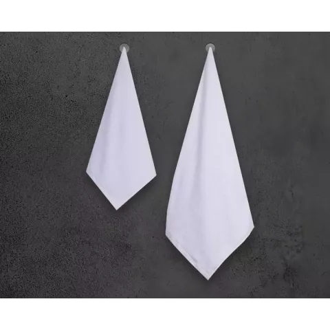 Махровое полотенце Sofi De Marko “Diamond” (белое), 50x90