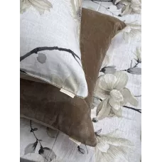 Комплект с одеялами KAZANOV.A “Азалия” латте (хлопок-велюр), семейный