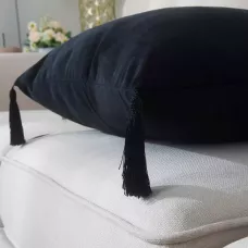 Декоративная наволочка Sofi De Marko Кэтрин (черная), 45х45