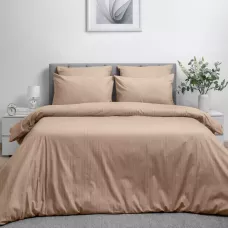 Комплект постельного белья Волшебная ночь Stripe "Caramel mousse", семейный