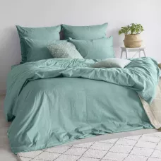 Комплект постельного белья Verossa "Melange" (emerald), семейный