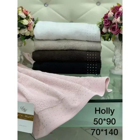 Махровое банное полотенце Sofi De Marko “Holly” (белый), 70х140