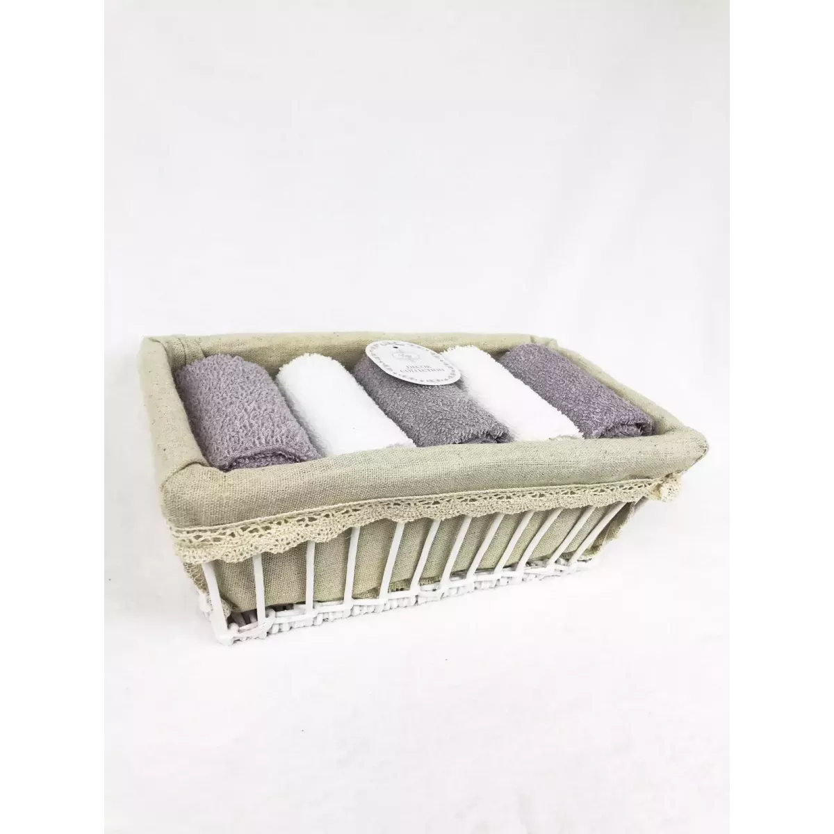 Комплект полотенец Sofi de marko “Ирис” (фиолет), 30x50 (5 шт)