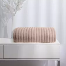 Махровое банное полотенце Soft Silver "Wave Tactile" (Песчаный берег), 70х140