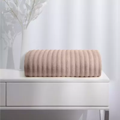 Махровое банное полотенце Soft Silver "Wave Tactile" (Песчаный берег), 70х140