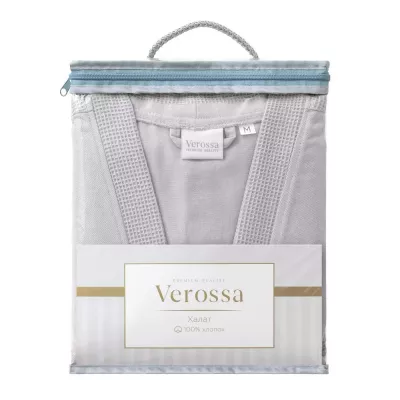 Халат “Verossa” унисекс Classic (холодный серый)