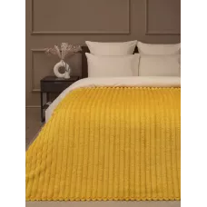 Плед TexRepublic “Вельвет” (охра), 200x220