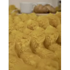 Плед TexRepublic “Вельвет” (охра), 200x220