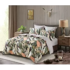 Комплект постельного белья Karteks "Сатин цветной комбинированный" SKB-016, евро