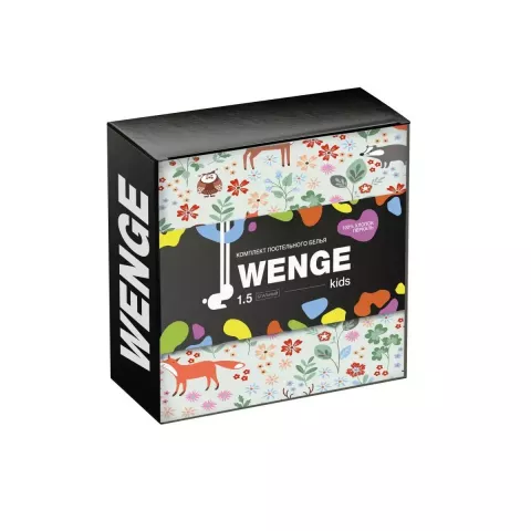 Комплект постельного белья "WENGE" kids (Forest dwellers), 1.5 спальный