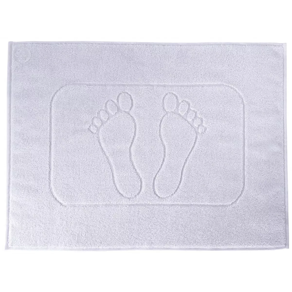 Махровое полотенце для ног (белое) “Нордтекс”, 50х70