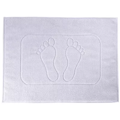 Махровое полотенце для ног (белое) “Нордтекс”, 50х70