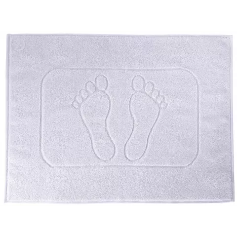 Махровое полотенце для ног (белое) “Нордтекс”, 50х70