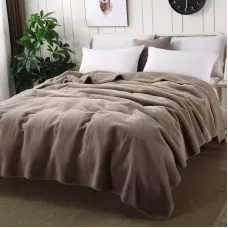 Плед меховой Sofi de Marko “Аурелия” (бежевый), 160x220