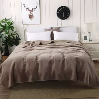 Плед меховой Sofi de Marko “Аурелия” (бежевый), 160x220