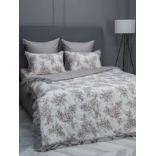 Комплект с одеялом KAZANOV.A Corsica Village "Бетти" жемчуг капучино (премиум хлопок), евро