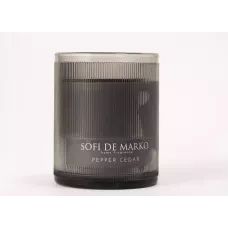 Свеча ароматическая большая Sofi De Marko "Pepper Сedar" (500гр), 1 шт