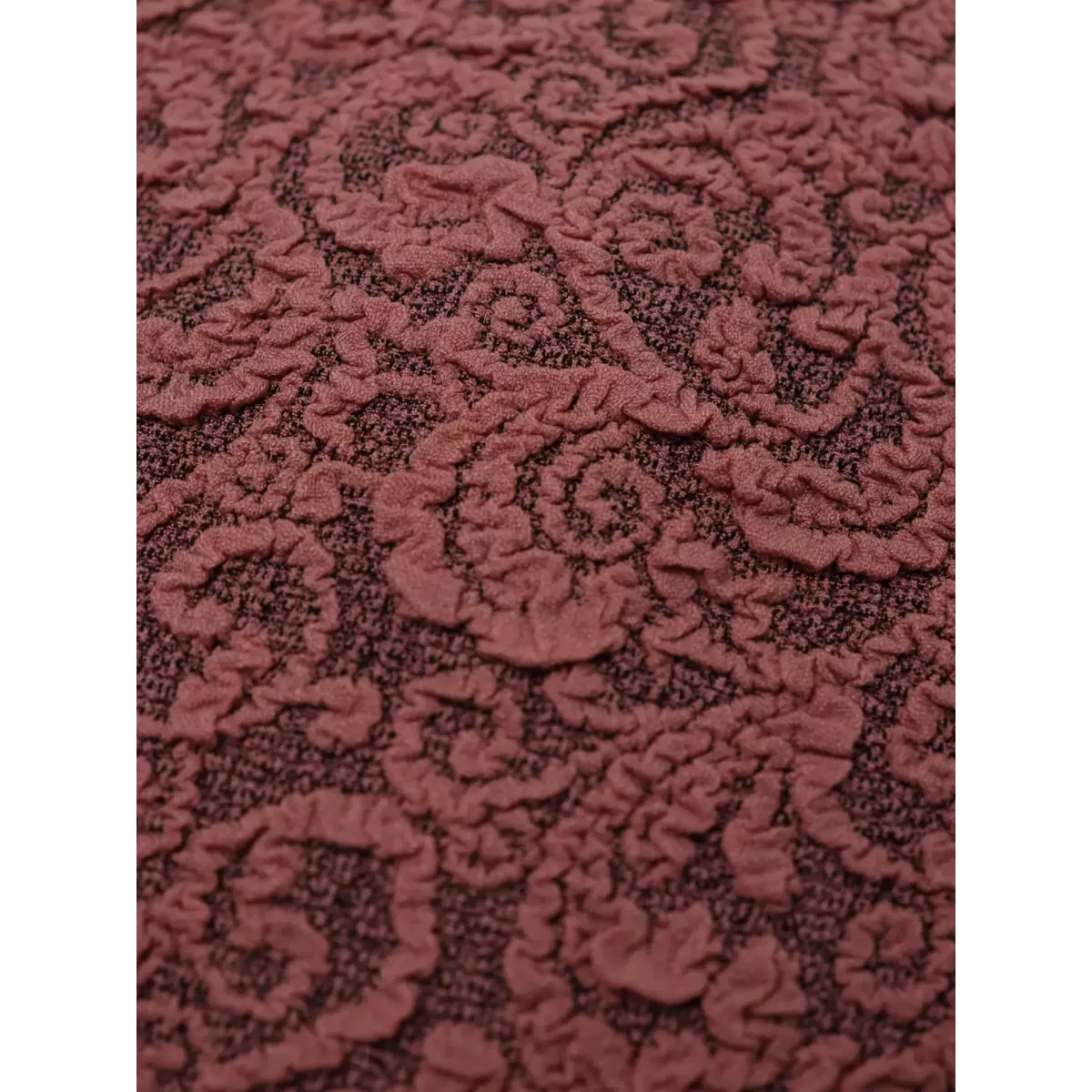 Чехол на кресло Жаккард розовый