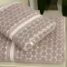 Набор полотенец Verossa "Dots tactille" Кофе/Белый, 50х90 и 70х140