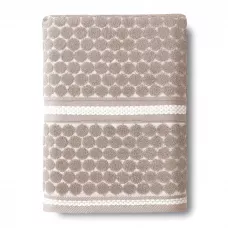 Набор полотенец Verossa "Dots tactille" Кофе/Белый, 50х90 и 70х140
