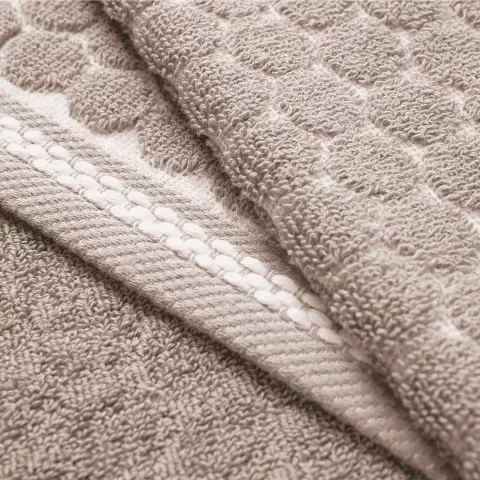 Набор полотенец Verossa "Dots tactille" Кофе/Белый, 50х90 и 70х140