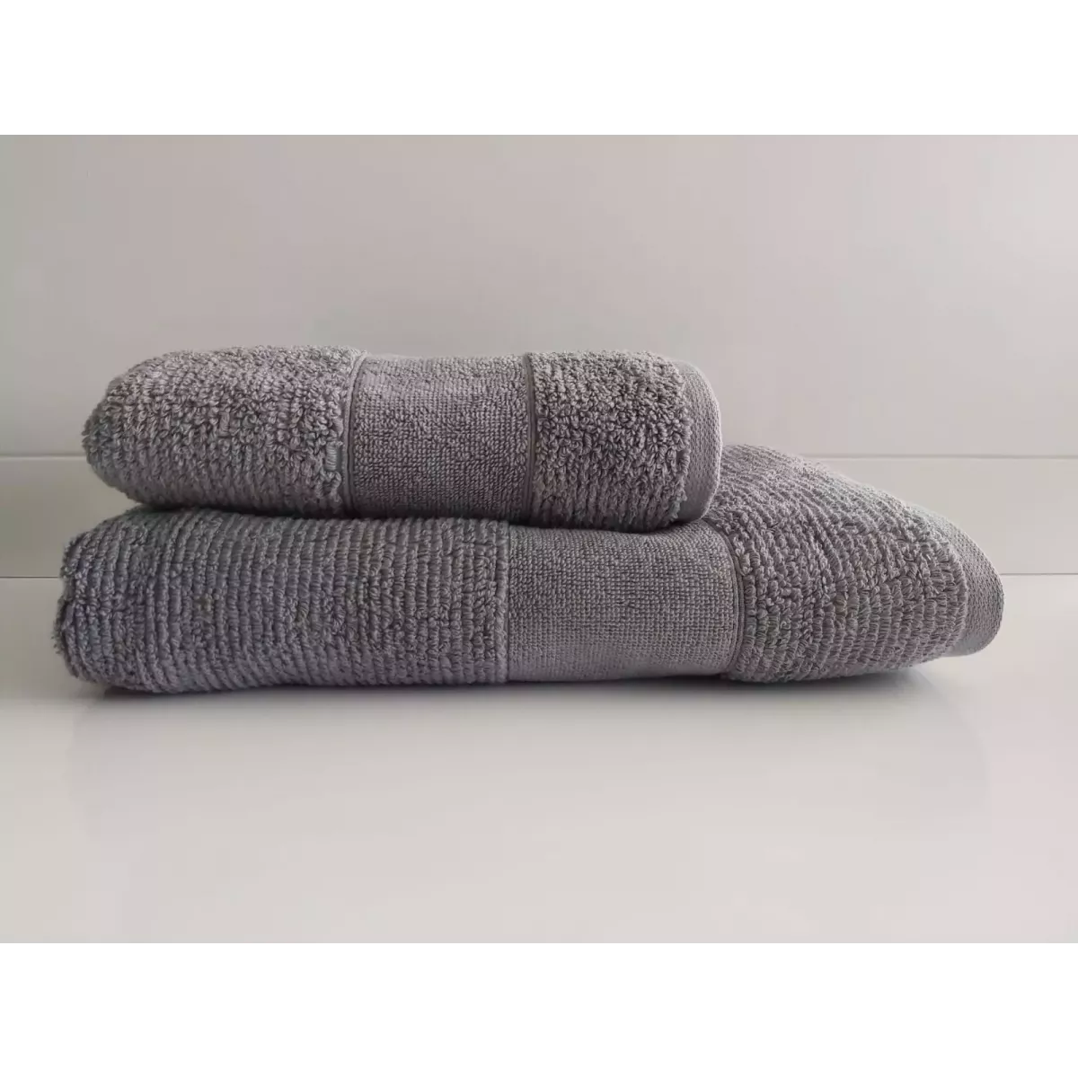 Махровое лицевое полотенце Sofi De Marko “Ronald” (серый), 50х90