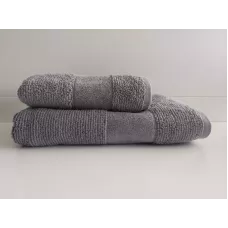 Махровое лицевое полотенце Sofi De Marko “Ronald” (серый), 50х90