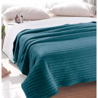 Плед-покрывало Sofi De Marko “Либерти” (синий), 160x220