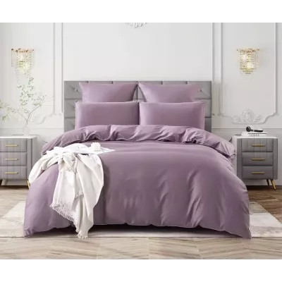 Комплект постельного белья Karteks "Сатин с декоративным кантом" MONTANA SDK - 016, евро