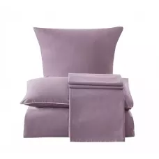 Комплект постельного белья Karteks "Сатин с декоративным кантом" MONTANA SDK - 016, евро