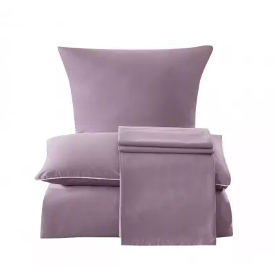 Комплект постельного белья Karteks "Сатин с декоративным кантом" MONTANA SDK - 016, евро