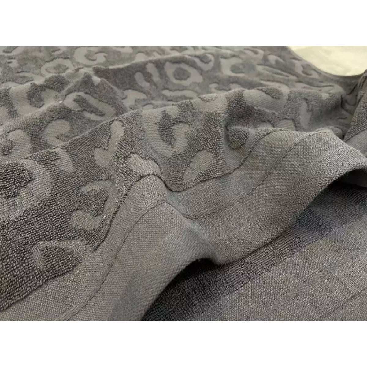 Махровое полотенце Sofi De Marko “Tiger” (антрацит), 70x140