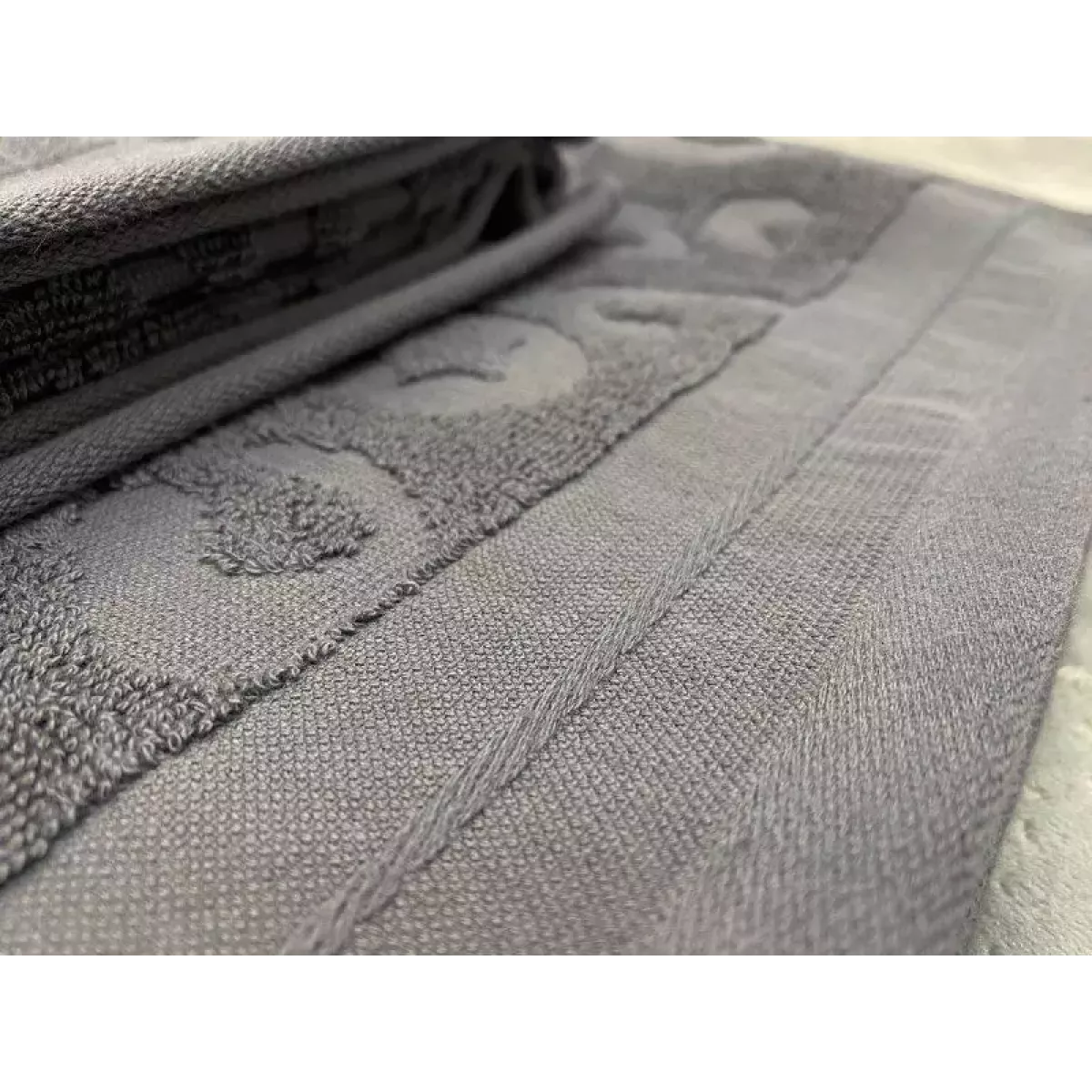 Махровое полотенце Sofi De Marko “Tiger” (антрацит), 70x140