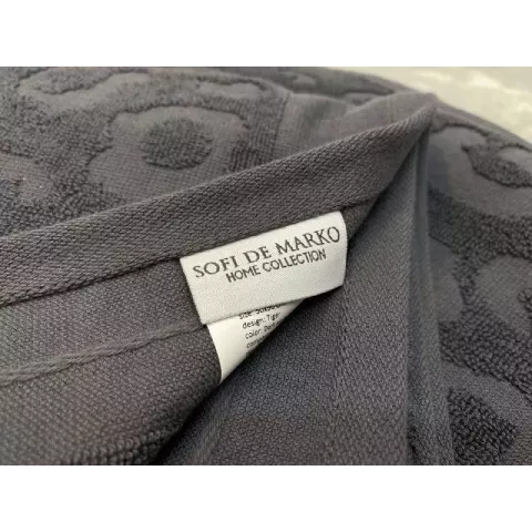 Махровое полотенце Sofi De Marko “Tiger” (антрацит), 50x90