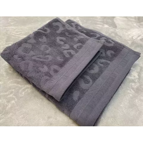 Махровое полотенце Sofi De Marko “Tiger” (антрацит), 50x90