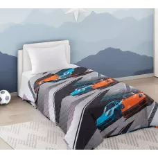 Покрывало детское стеганое Текс-Дизайн "Скорость" (поплин), 140х210
