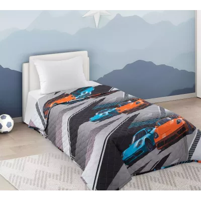 Покрывало детское стеганое Текс-Дизайн "Скорость" (поплин), 140х210